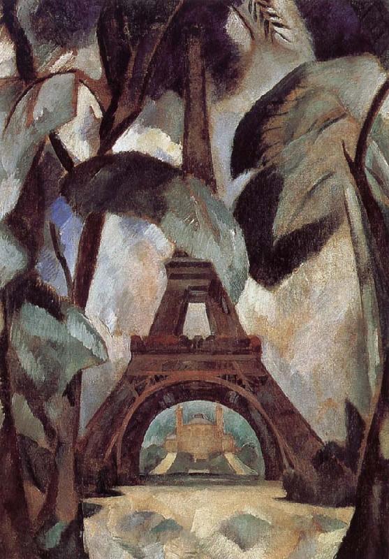 Delaunay, Robert Eiffel Tower Norge oil painting art